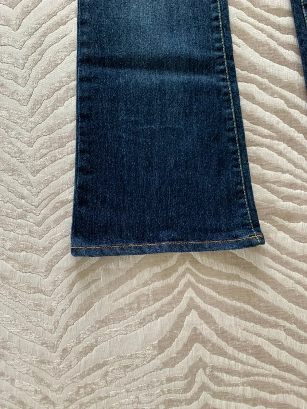 Faded Glory Flared Denim Dark Wash Flare Jeans Size 4